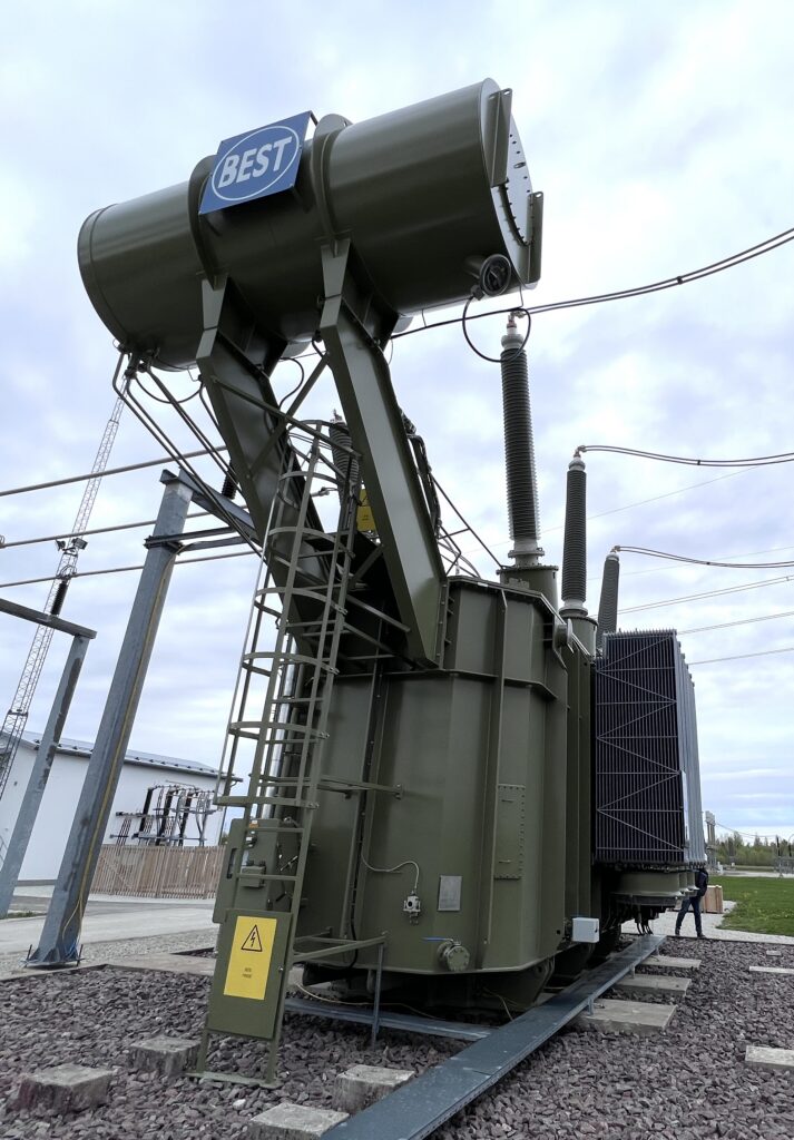 Püssi 200 MVA 330/110/22 kV jõutrafo
